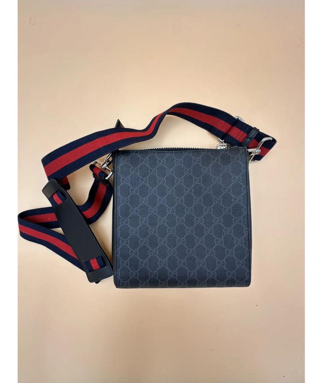 GUCCI Антрацитовая сумка на плечо, фото 3
