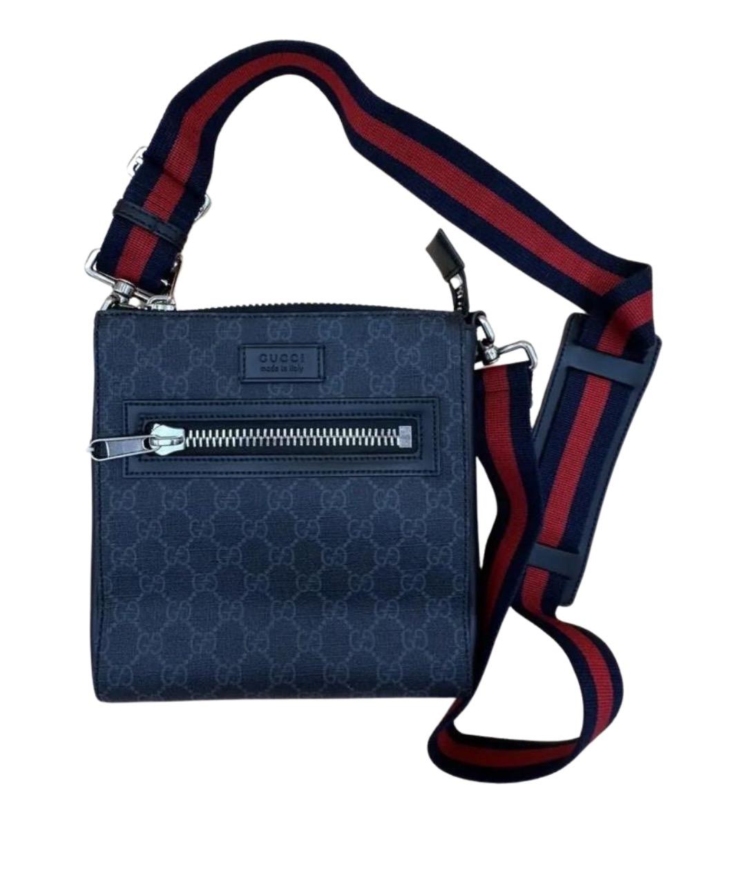 GUCCI Антрацитовая сумка на плечо, фото 1