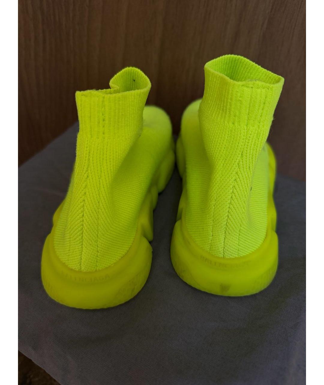 BALENCIAGA Салатовые кеды, фото 4