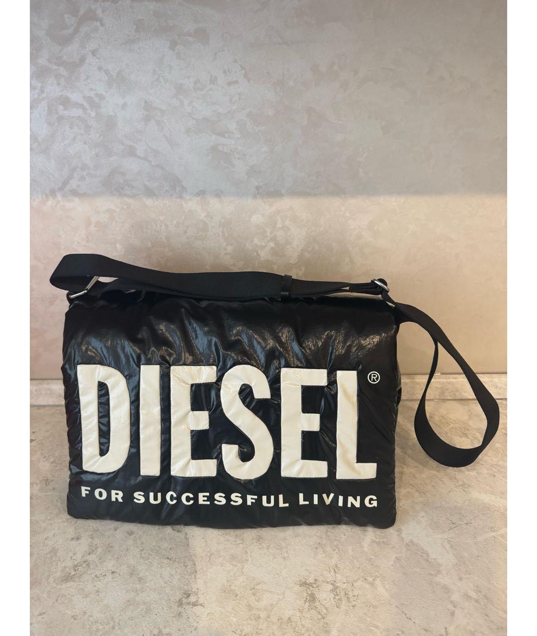 DIESEL Черная сумка через плечо, фото 9