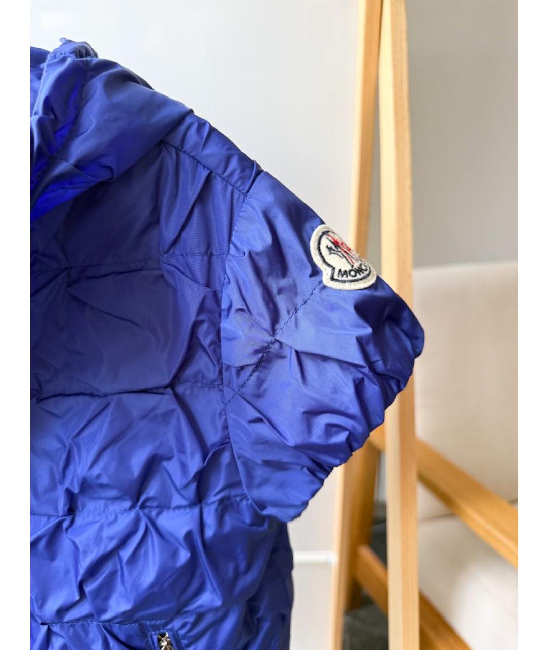 MONCLER Синий жакет / жилет, фото 4