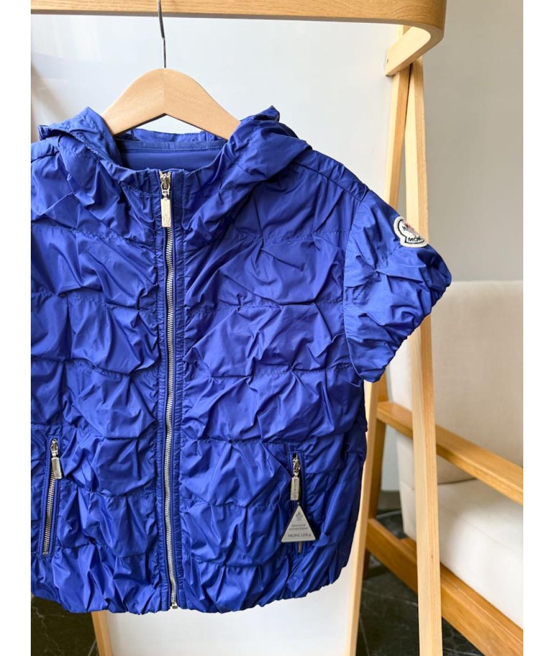MONCLER Синий жакет / жилет, фото 6