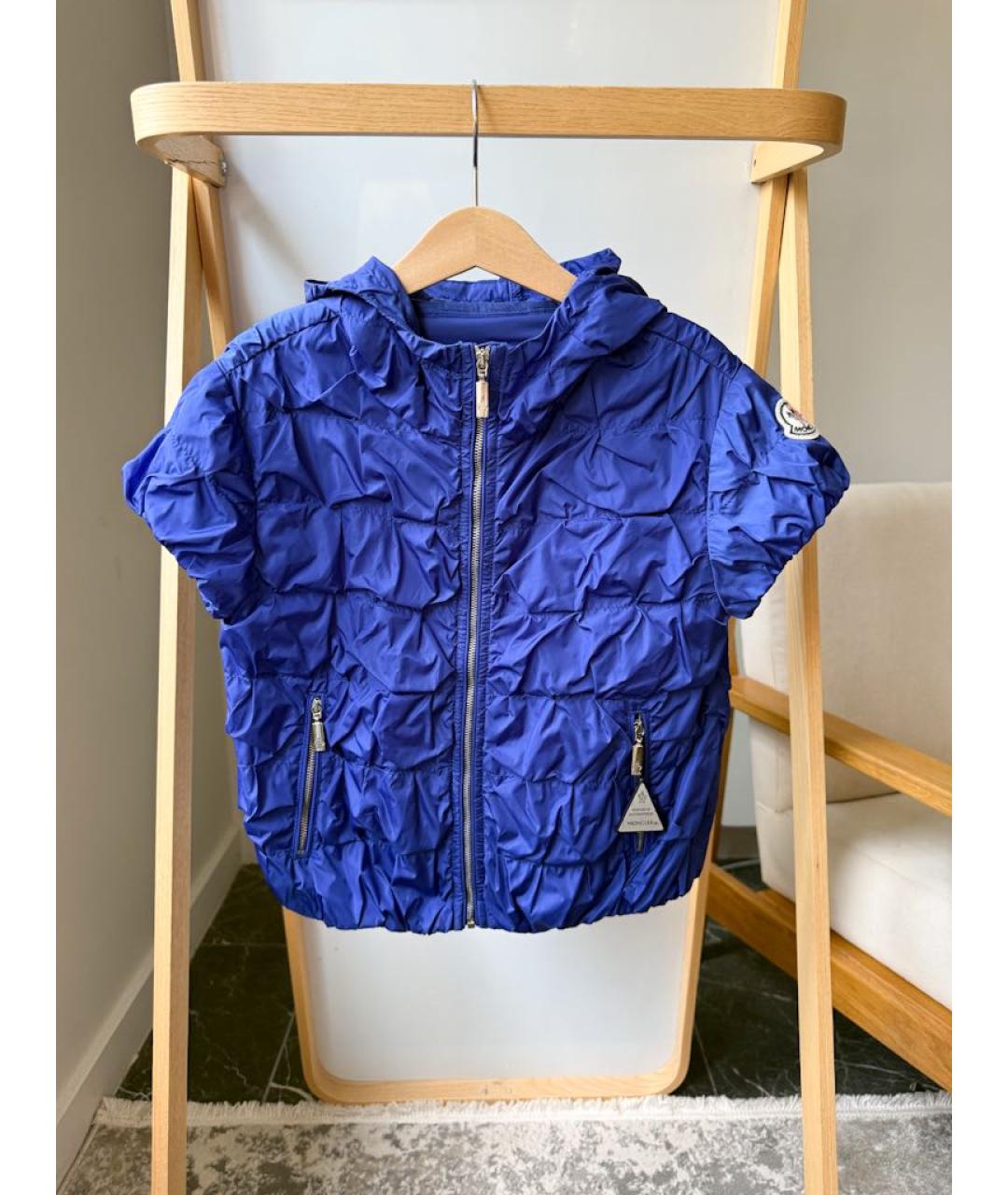 MONCLER Синий жакет / жилет, фото 8