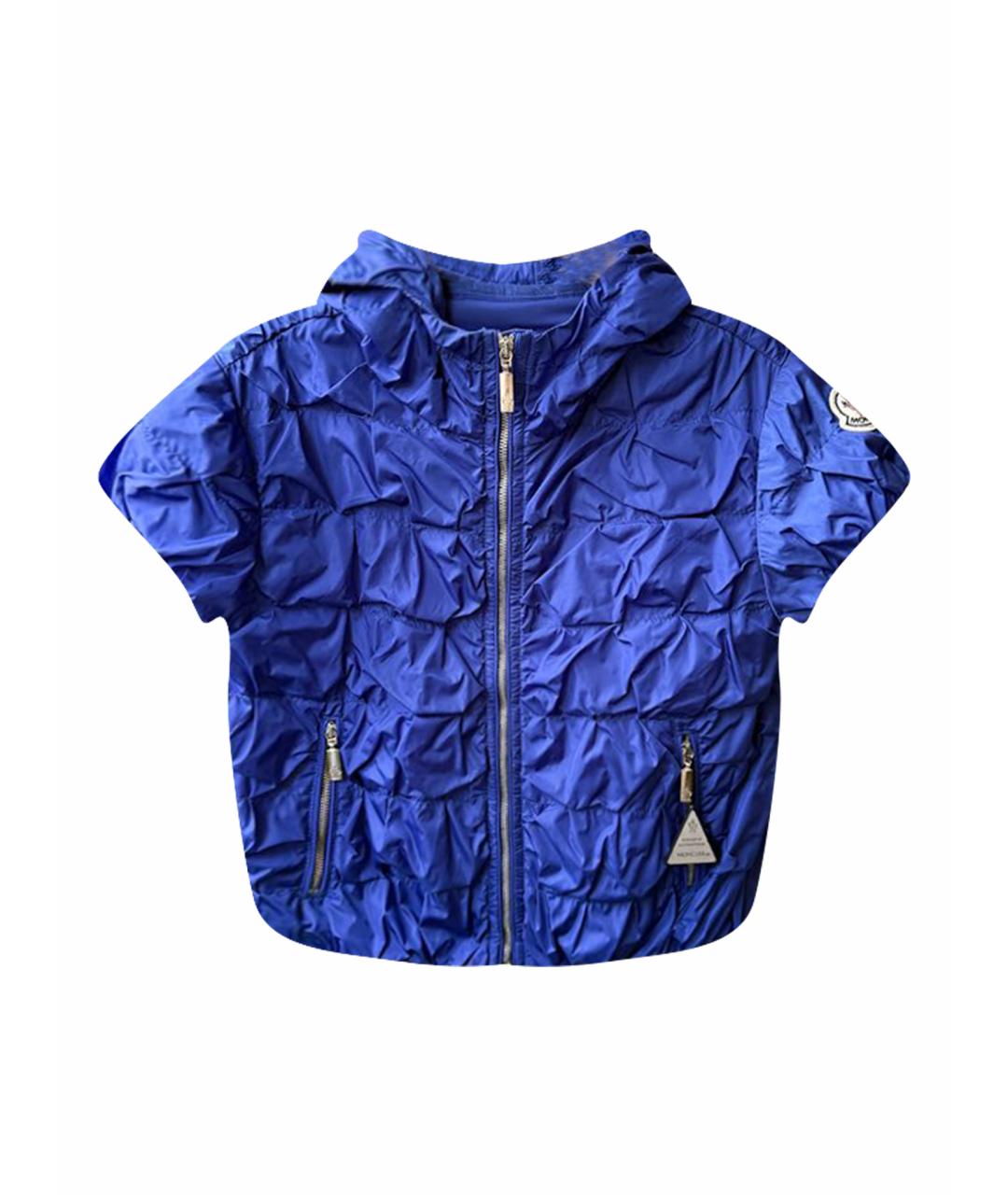 MONCLER Синий жакет / жилет, фото 1