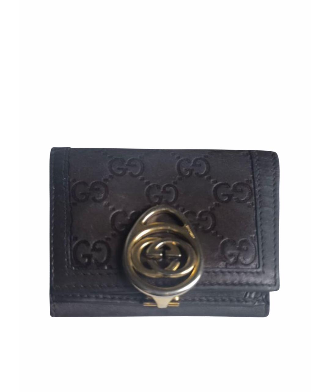 GUCCI Черный кошелек, фото 7