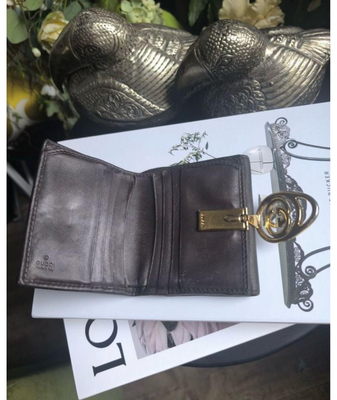 GUCCI Черный кошелек, фото 6