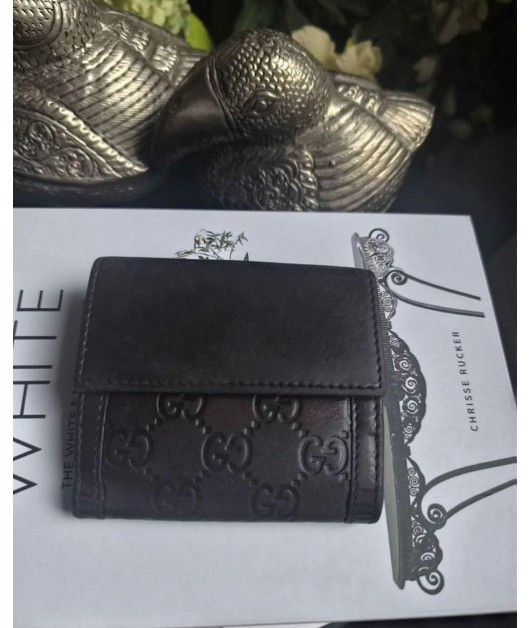 GUCCI Черный кошелек, фото 4