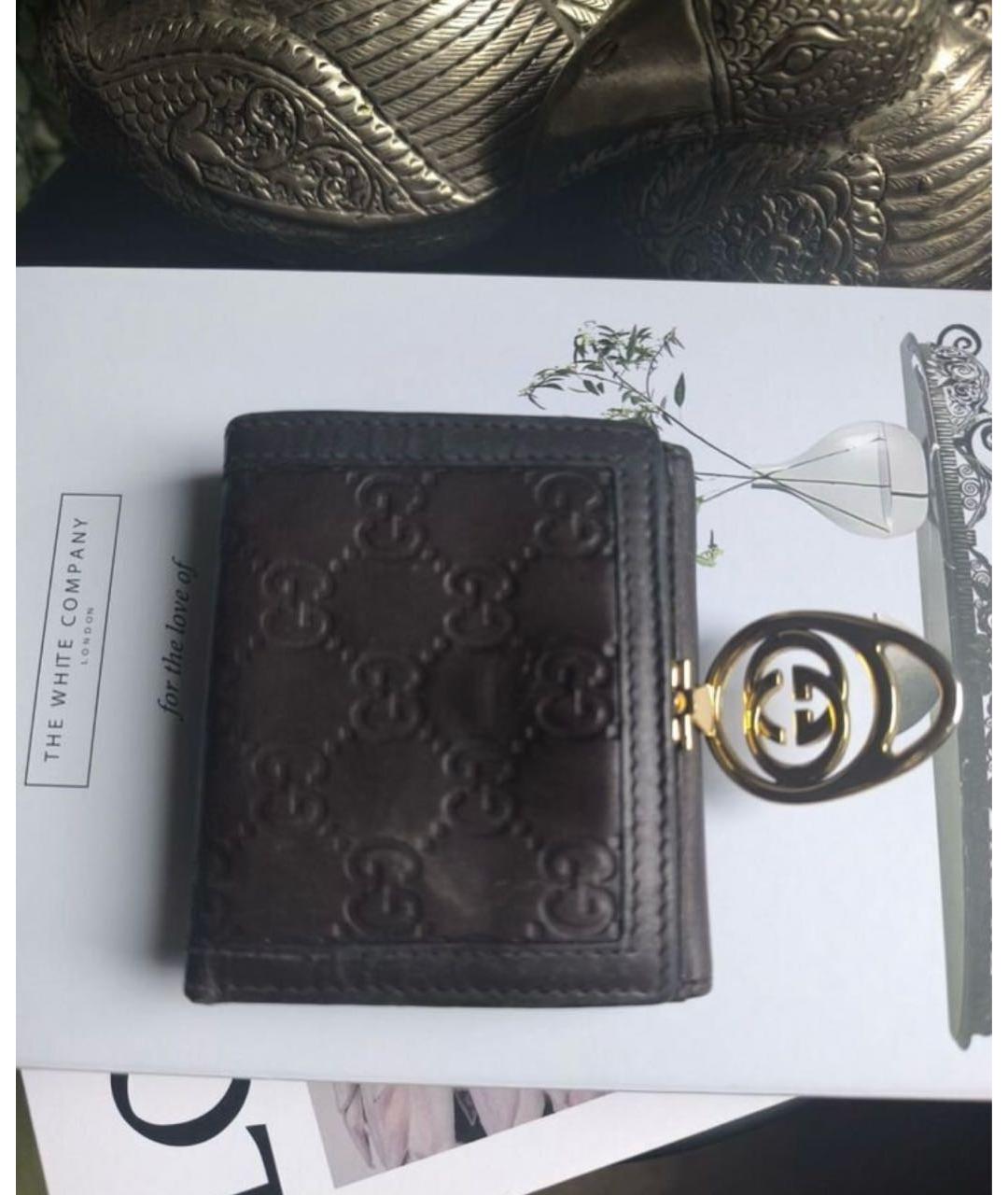 GUCCI Черный кошелек, фото 3