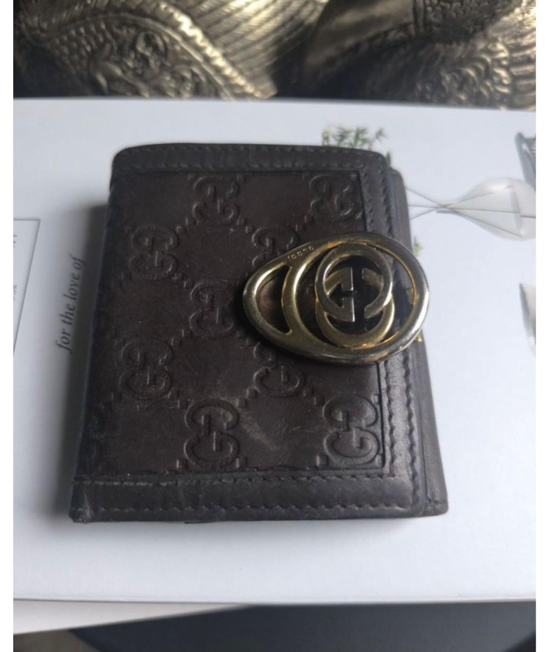 GUCCI Черный кошелек, фото 2