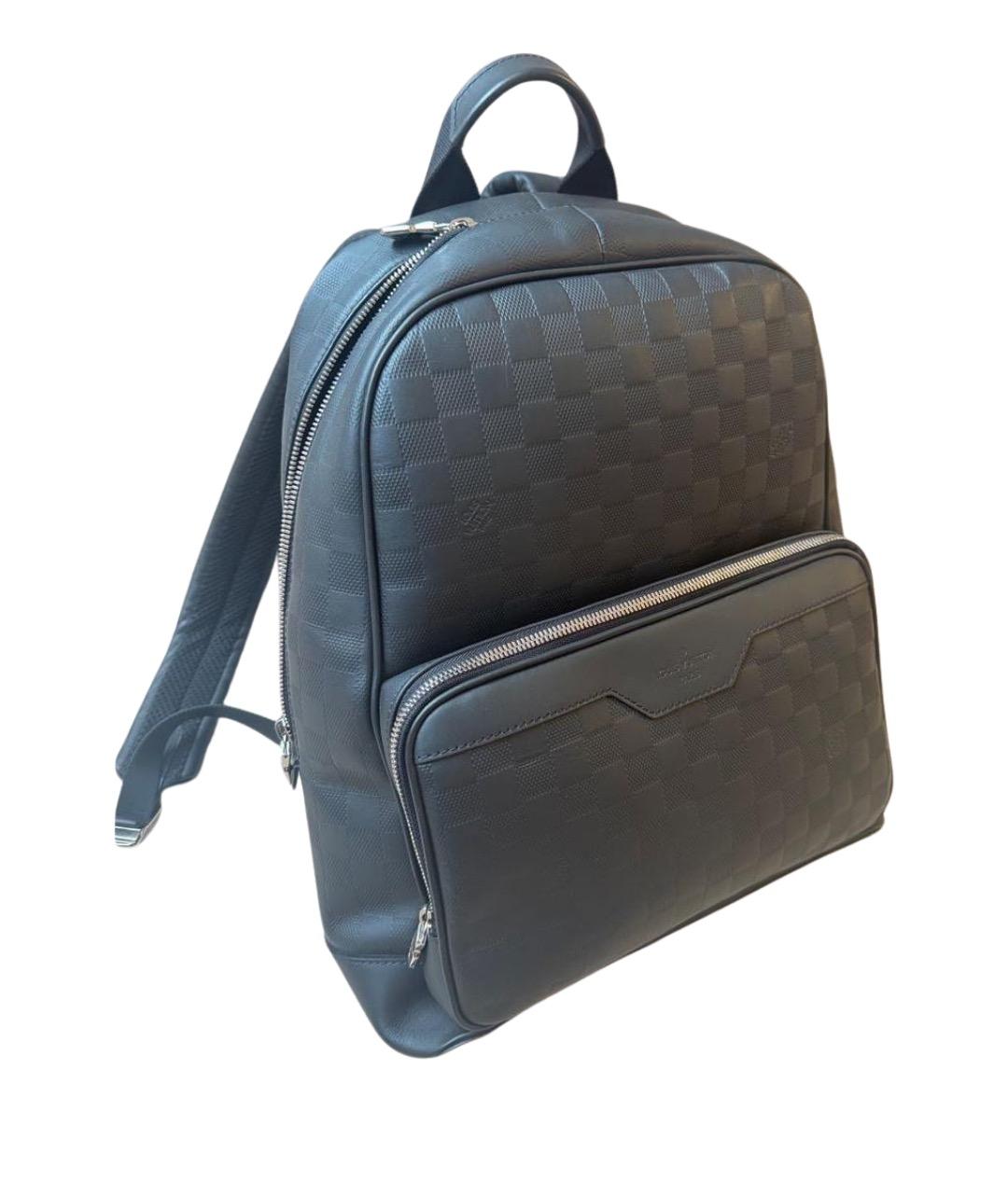 LOUIS VUITTON Черный кожаный рюкзак, фото 1
