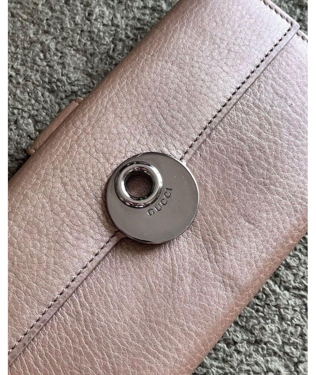 GUCCI Розовый кошелек, фото 8