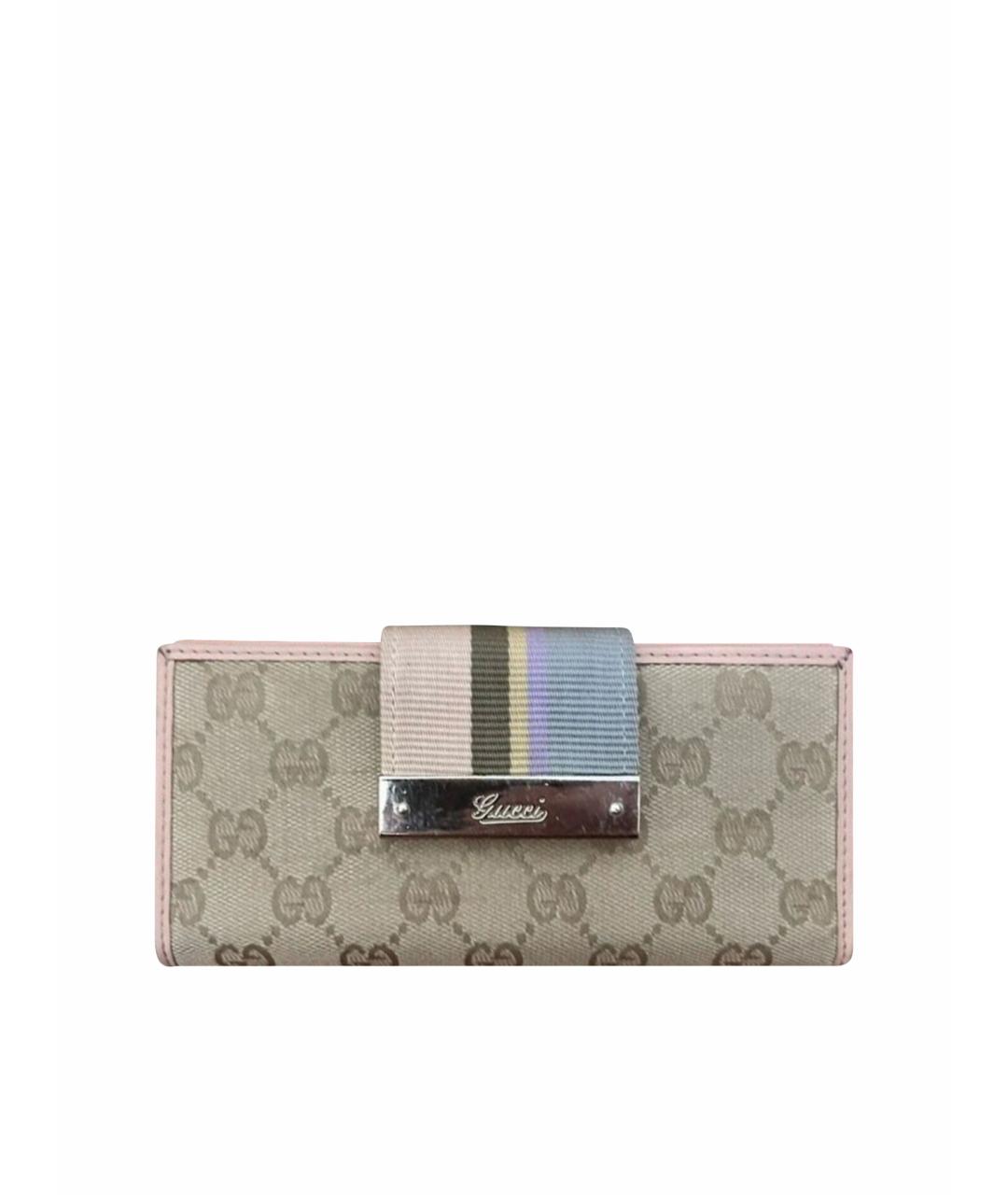 GUCCI Бежевый кошелек, фото 1