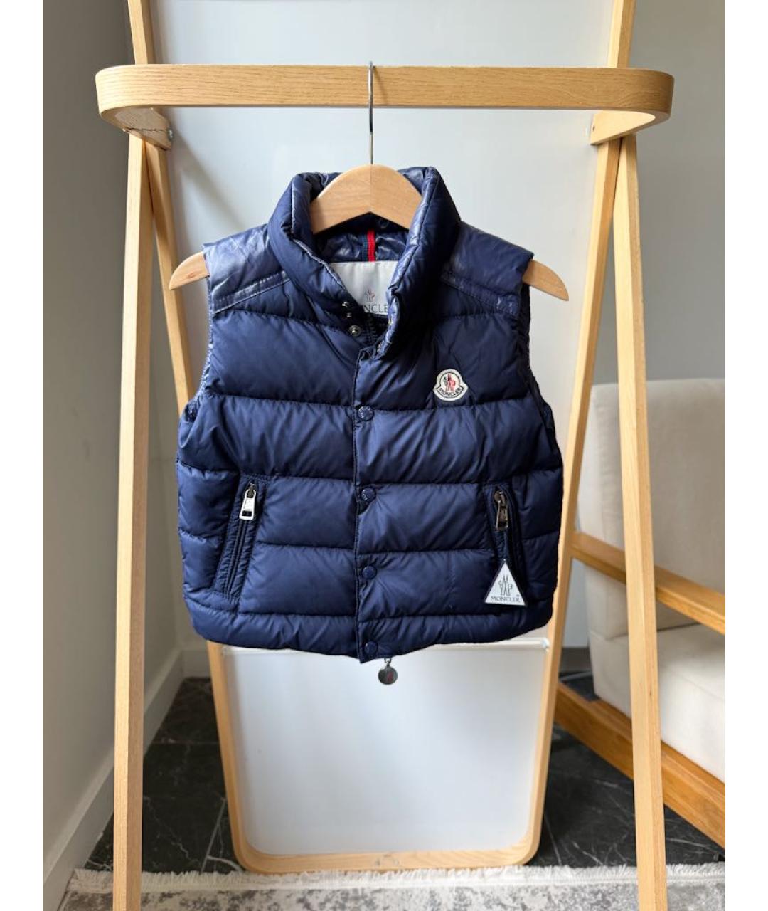 MONCLER Синий жакет / жилет, фото 3