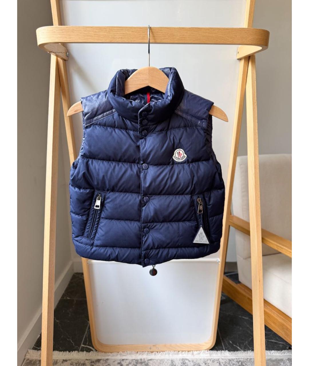 MONCLER Синий жакет / жилет, фото 4