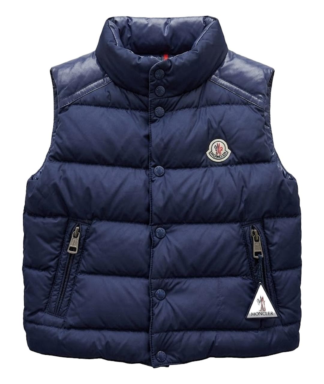 MONCLER Синий жакет / жилет, фото 1