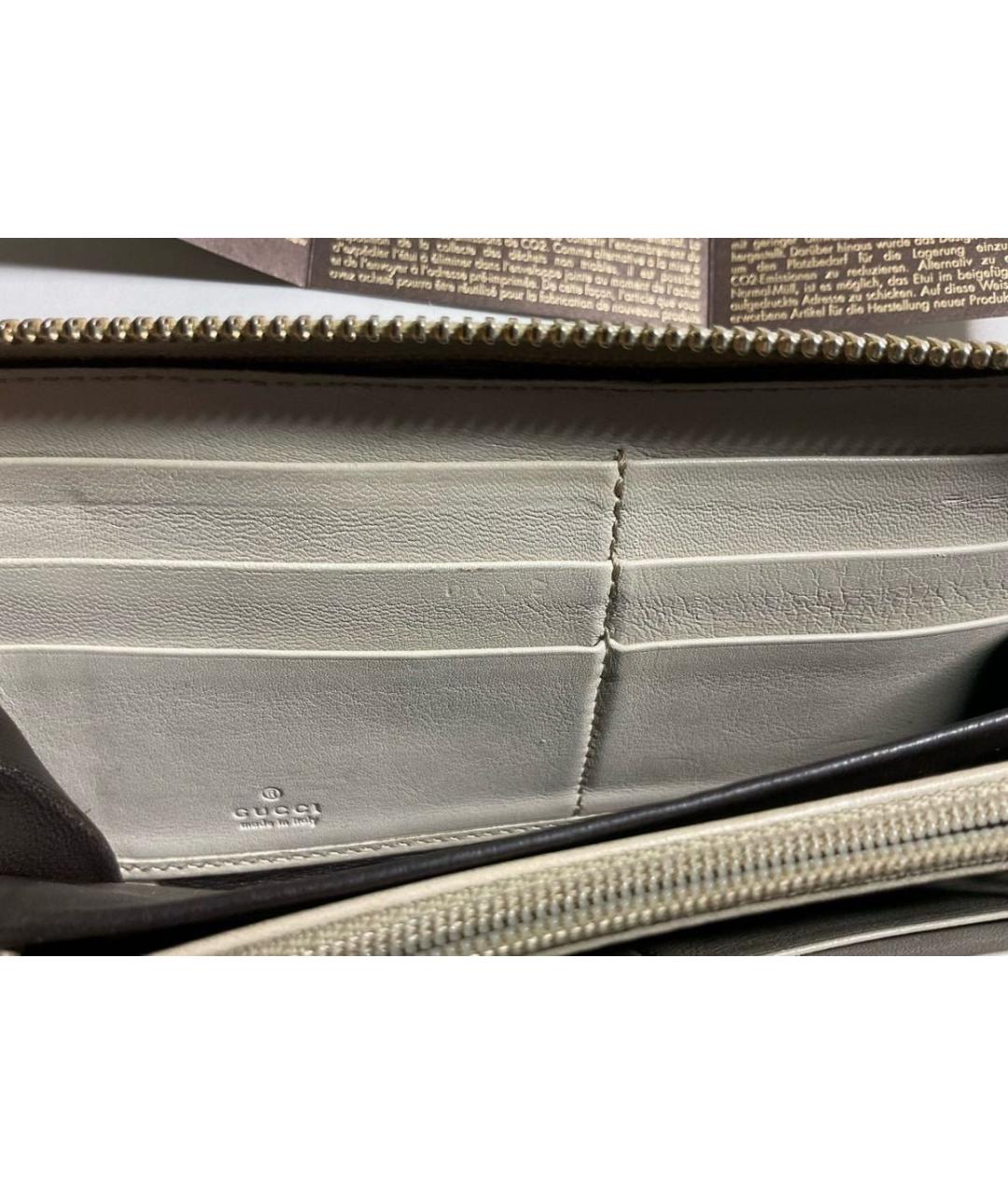 GUCCI Бежевый кошелек, фото 5