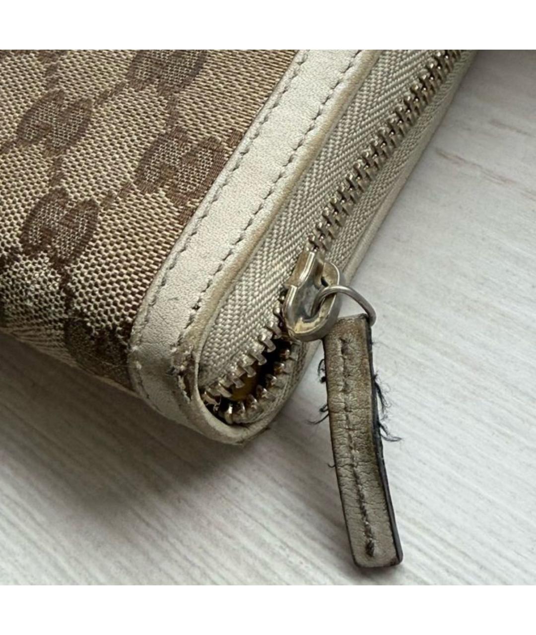 GUCCI Бежевый кошелек, фото 6