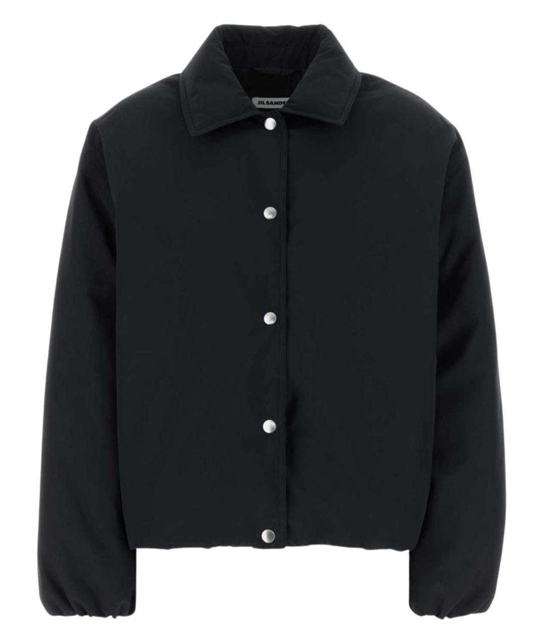 JIL SANDER Черная полиэстеровая куртка, фото 3