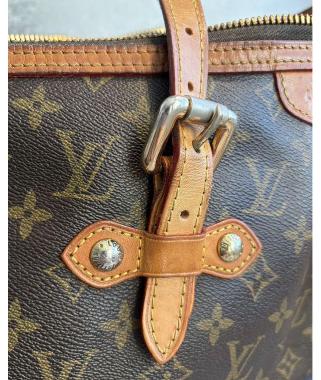LOUIS VUITTON Коричневая сумка тоут, фото 4