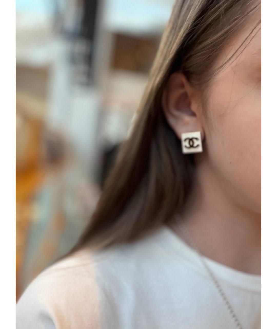 CHANEL Розовые серьги, фото 5