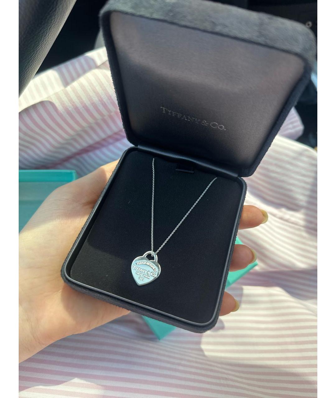 TIFFANY&CO Серебряное серебряное колье, фото 2