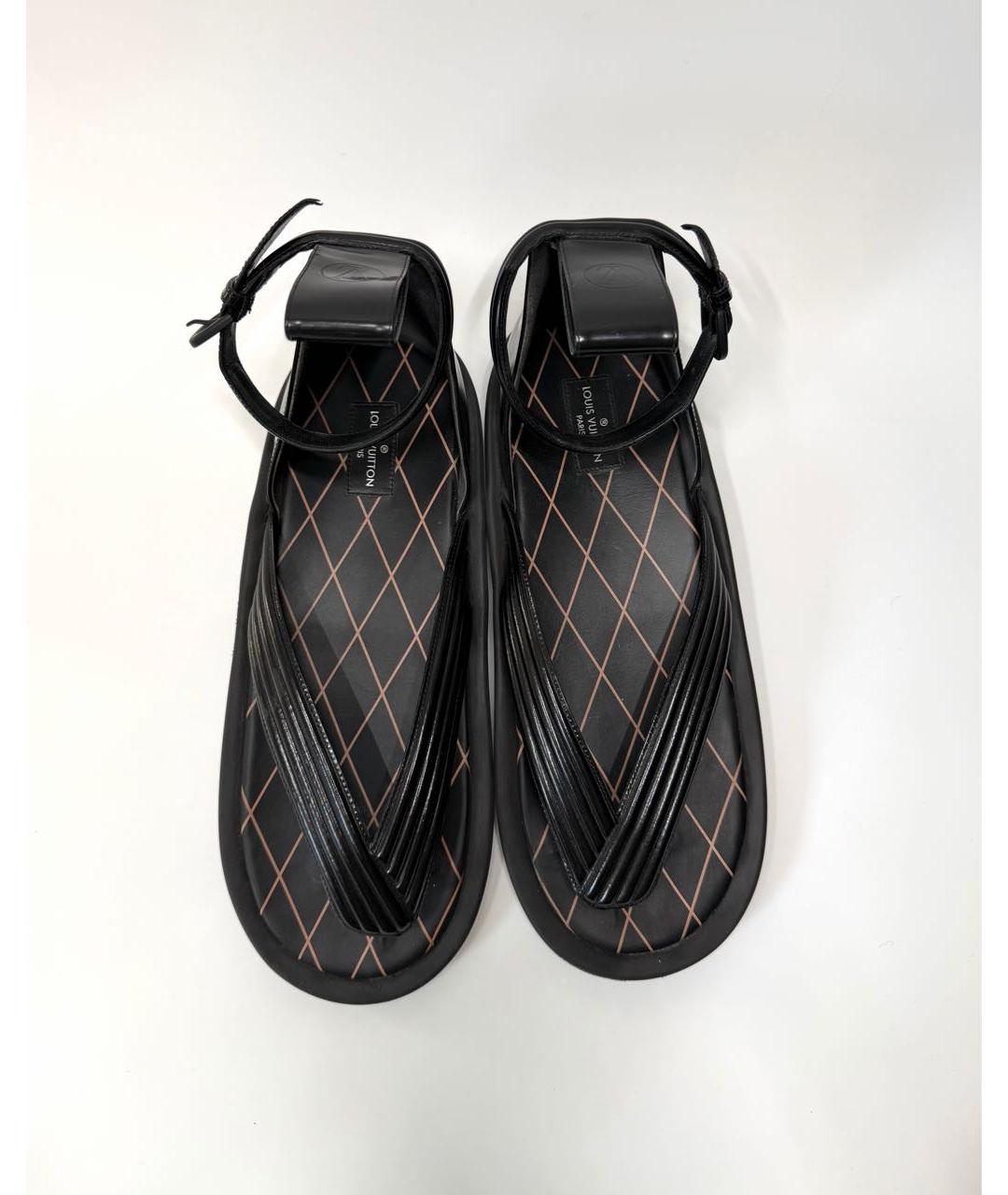 LOUIS VUITTON Черные сандалии, фото 3