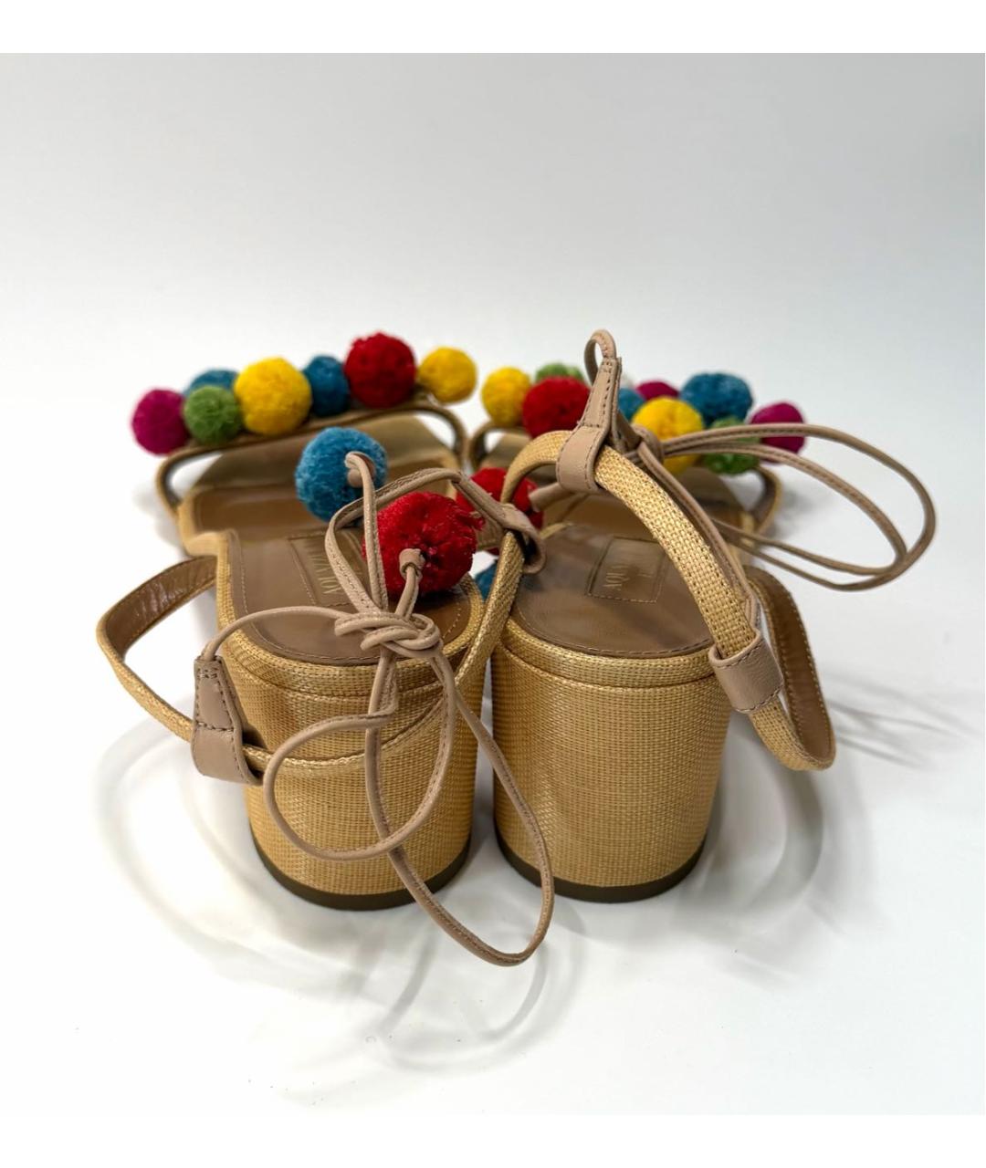 AQUAZZURA Мульти босоножки, фото 4