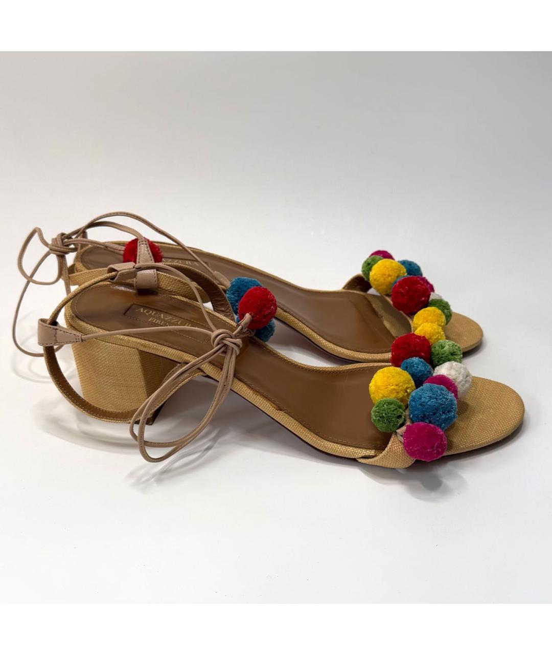 AQUAZZURA Мульти босоножки, фото 8