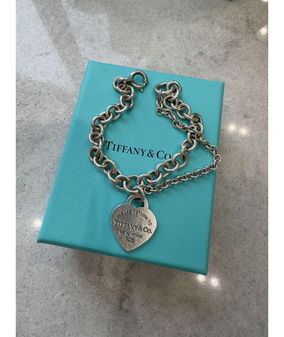 TIFFANY&CO Серебряный серебряный браслет, фото 2