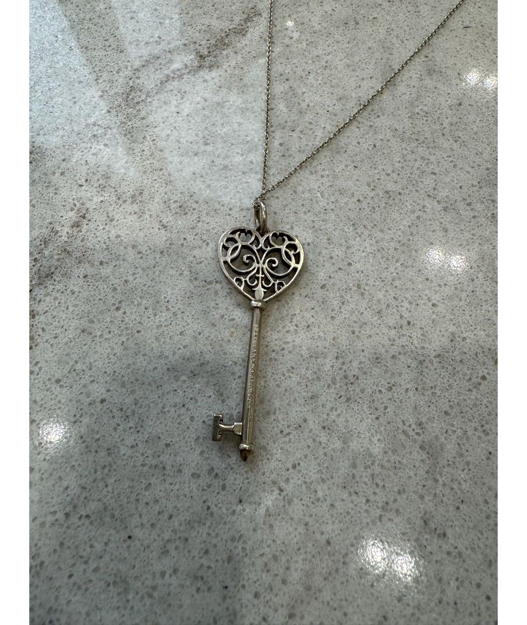 TIFFANY&CO Серебряное серебряное колье, фото 3