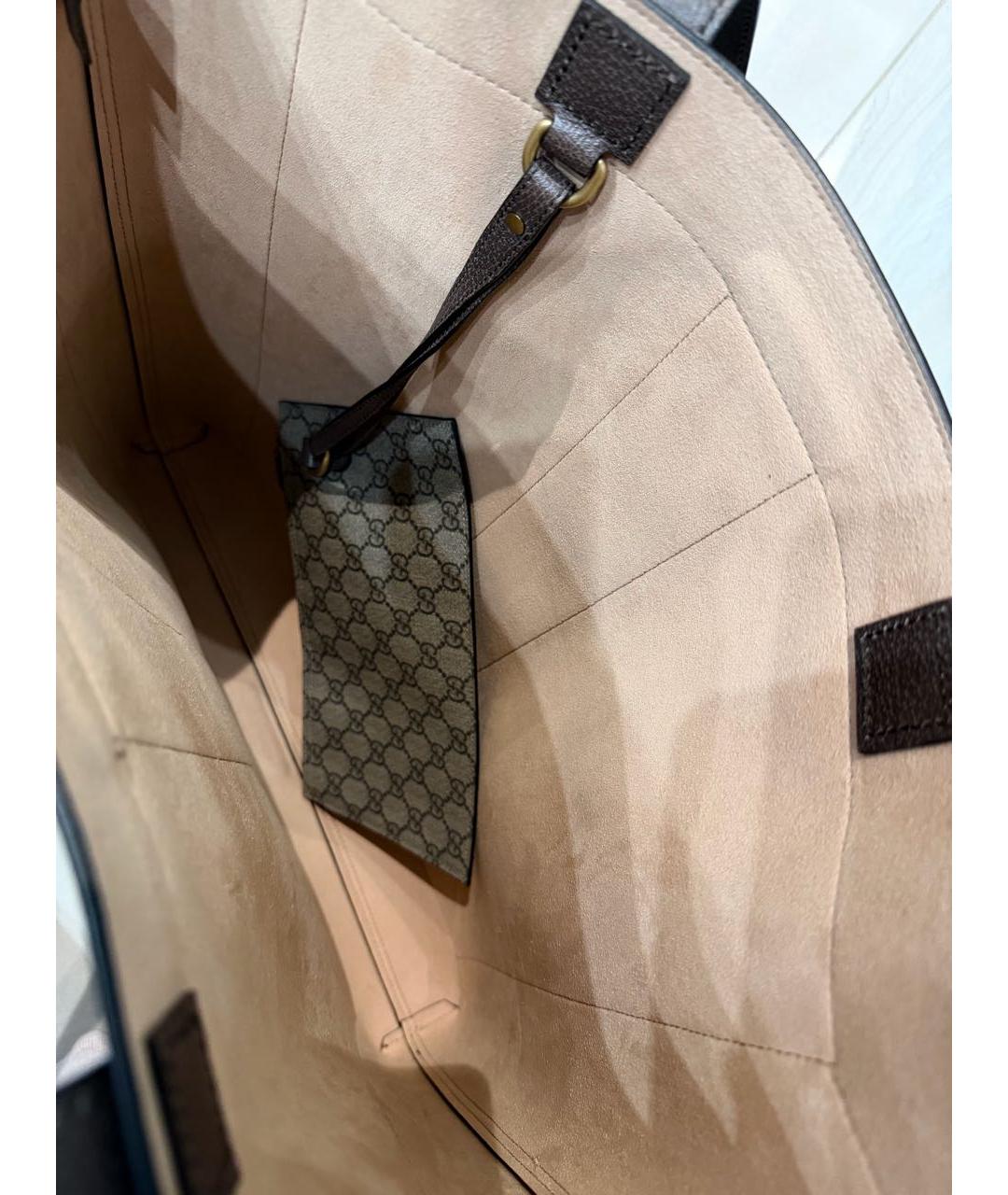 GUCCI Бежевая сумка тоут, фото 4