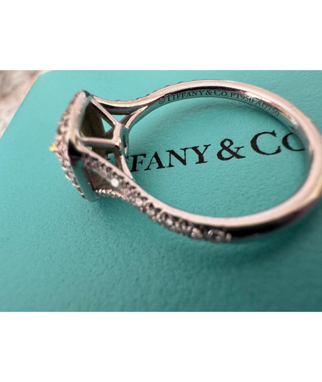 TIFFANY&CO Серебряное платиновое кольцо, фото 6