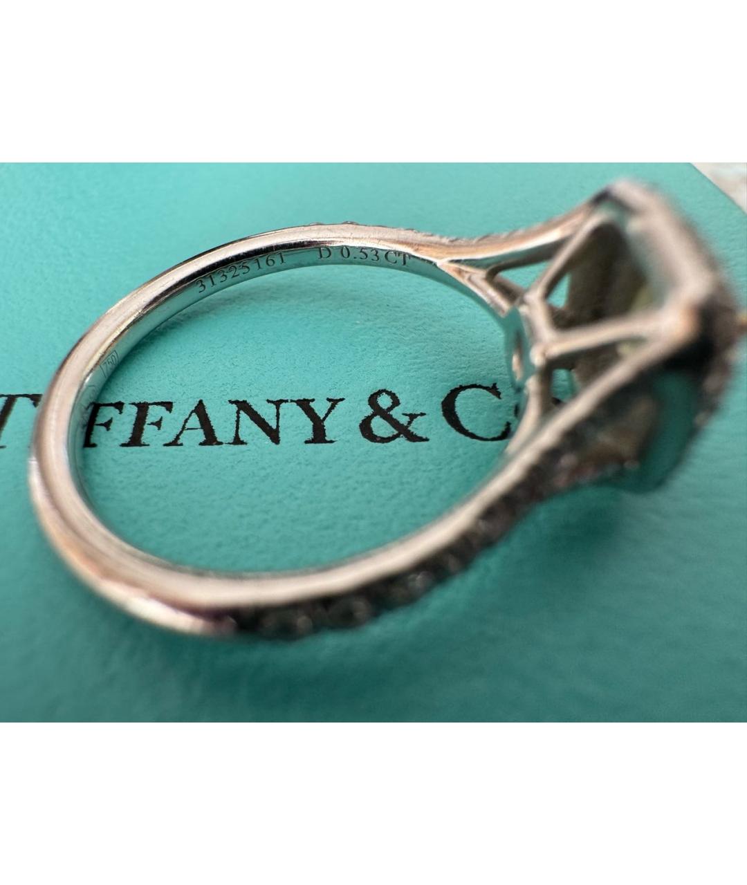 TIFFANY&CO Серебряное платиновое кольцо, фото 5