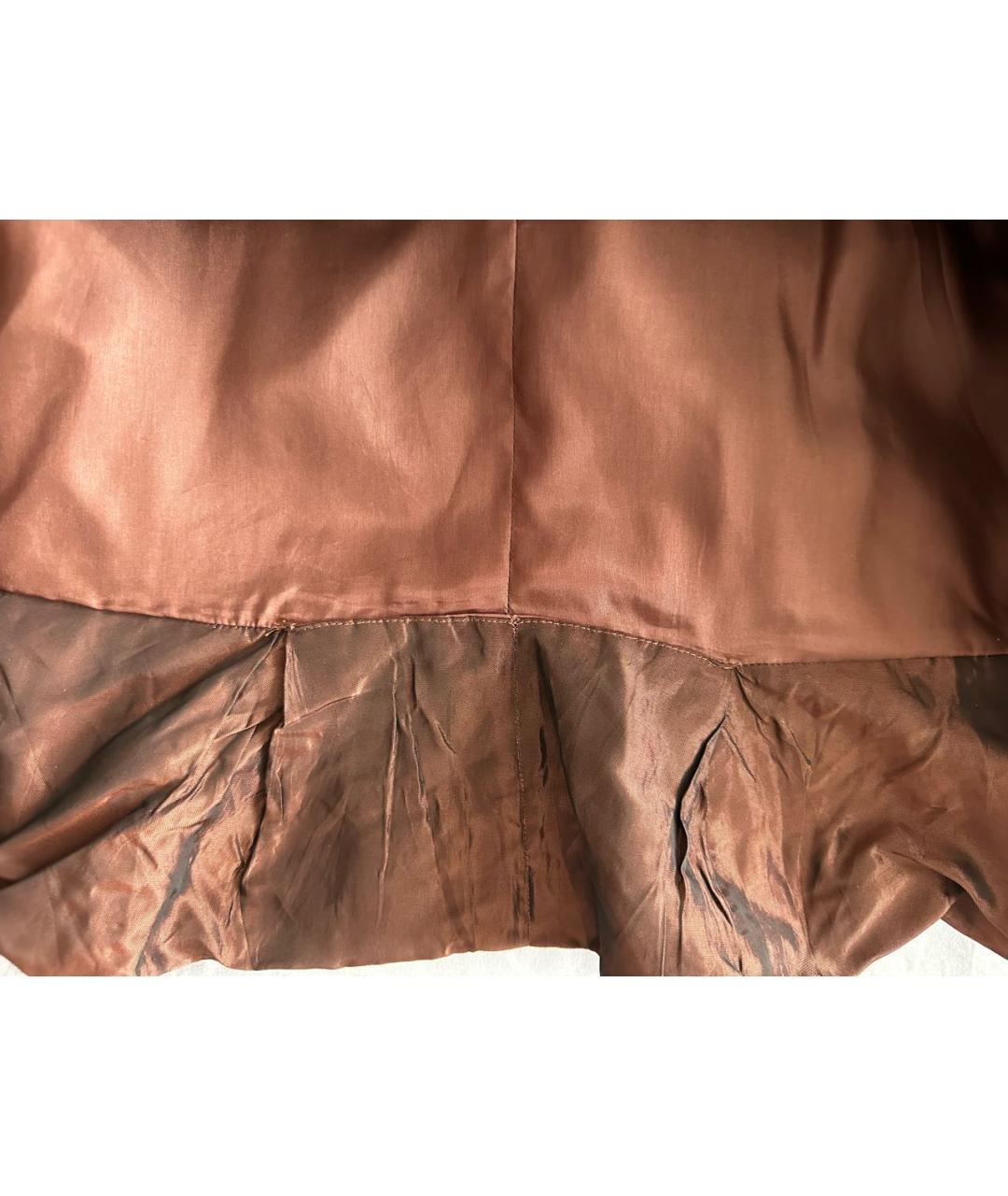 LA PERLA Бордовое ацетатное коктейльное платье, фото 6