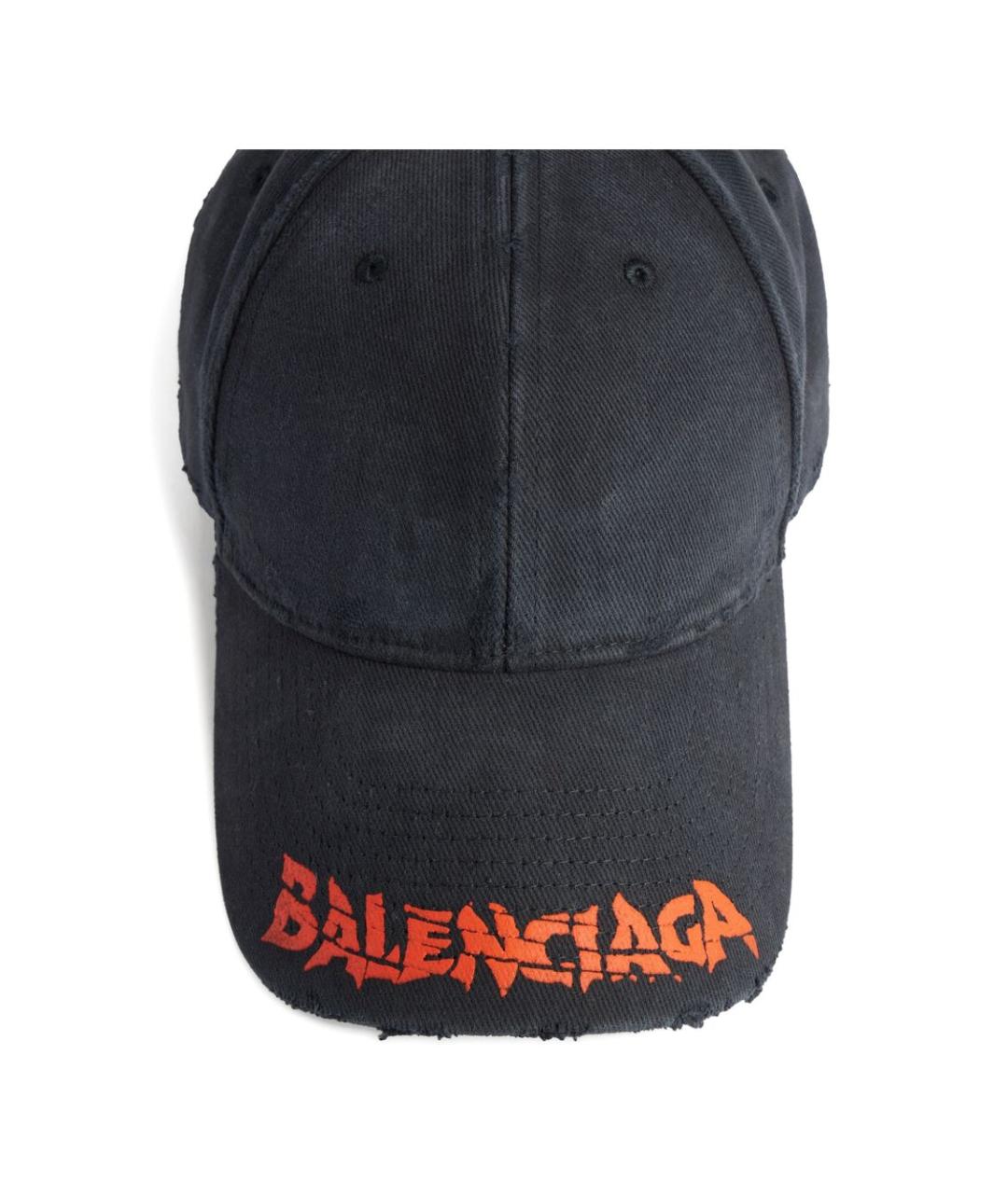 BALENCIAGA Черная хлопковая кепка/бейсболка, фото 4