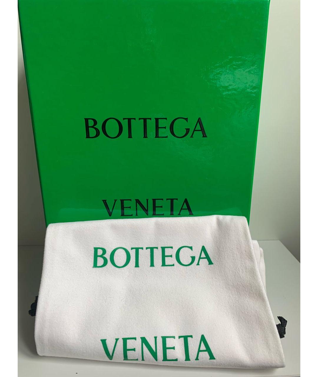BOTTEGA VENETA Коралловые кожаные мюли, фото 6