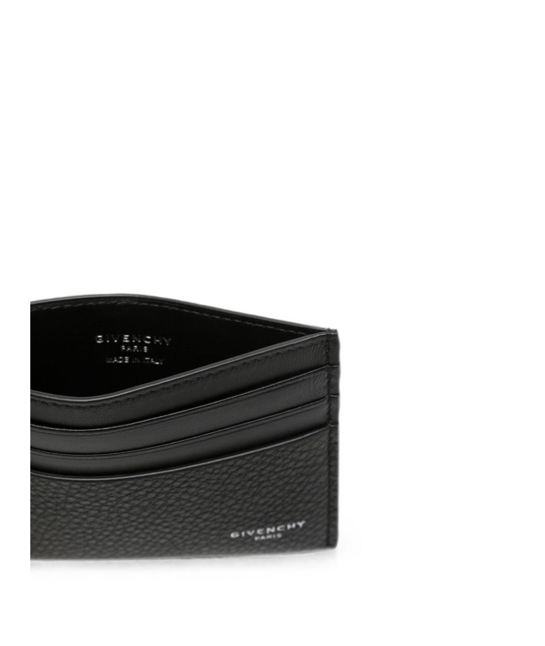 GIVENCHY Черный кожаный кардхолдер, фото 2