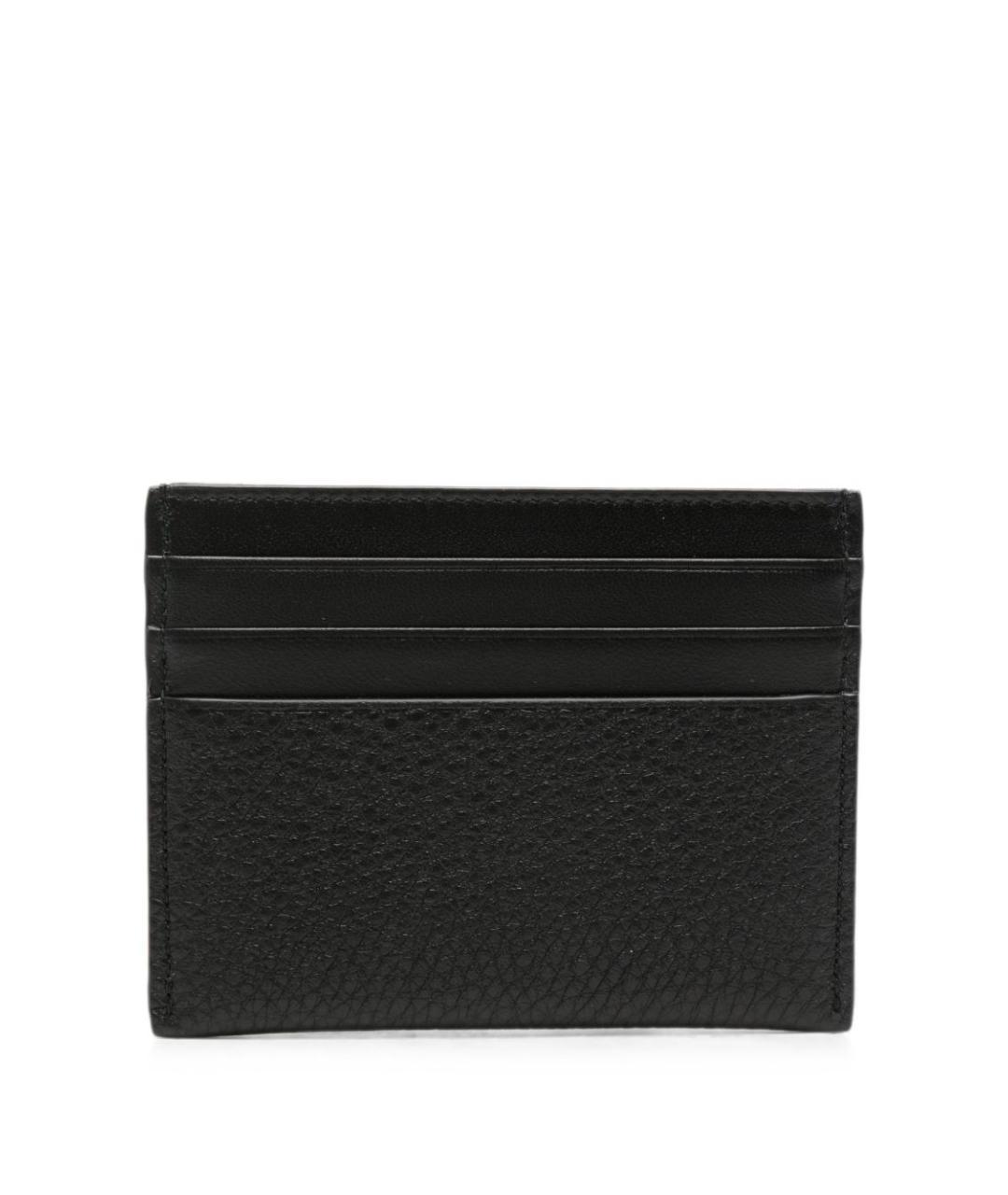 GIVENCHY Черный кожаный кардхолдер, фото 3