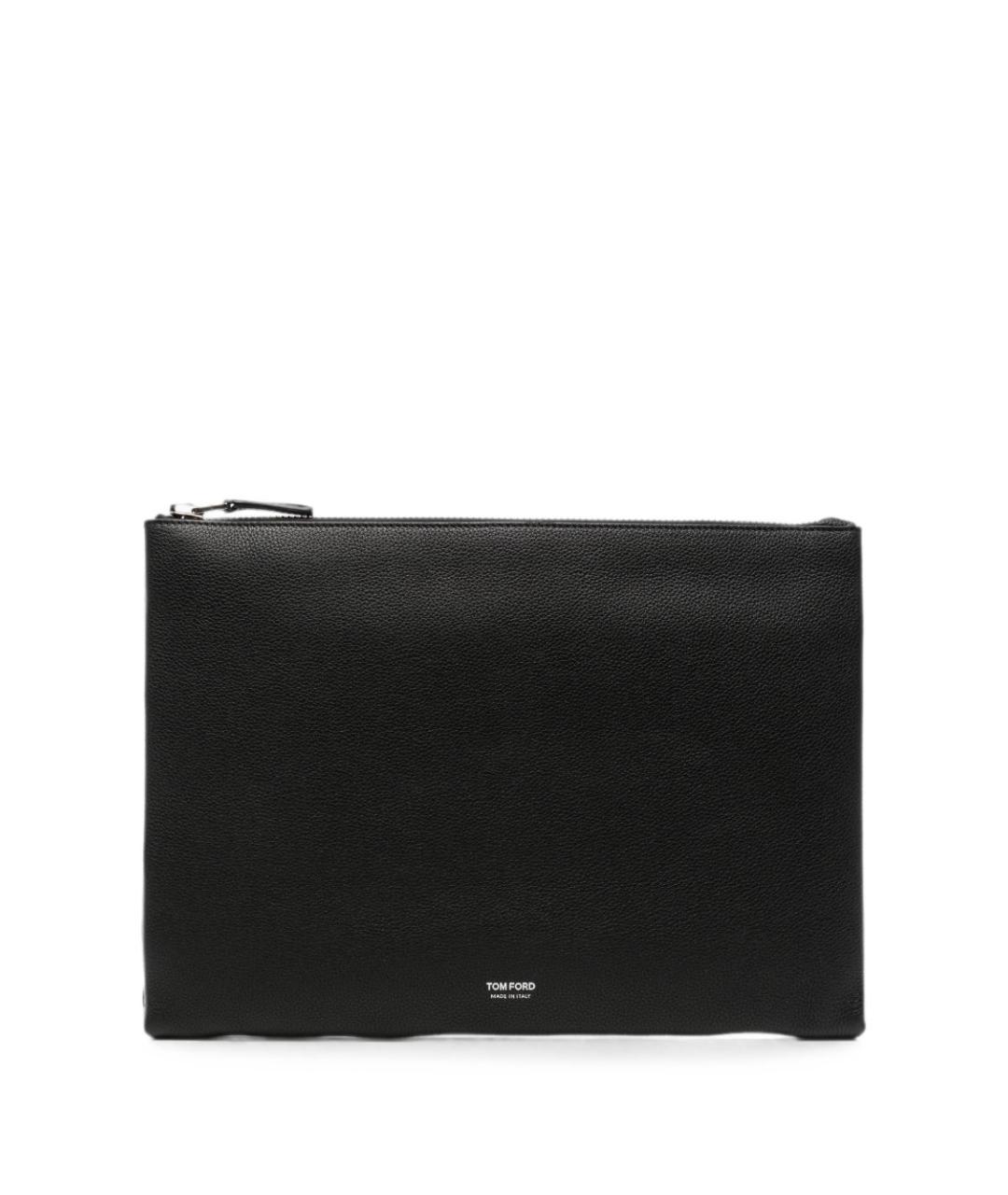 TOM FORD Черная кожаная папка для документов, фото 1