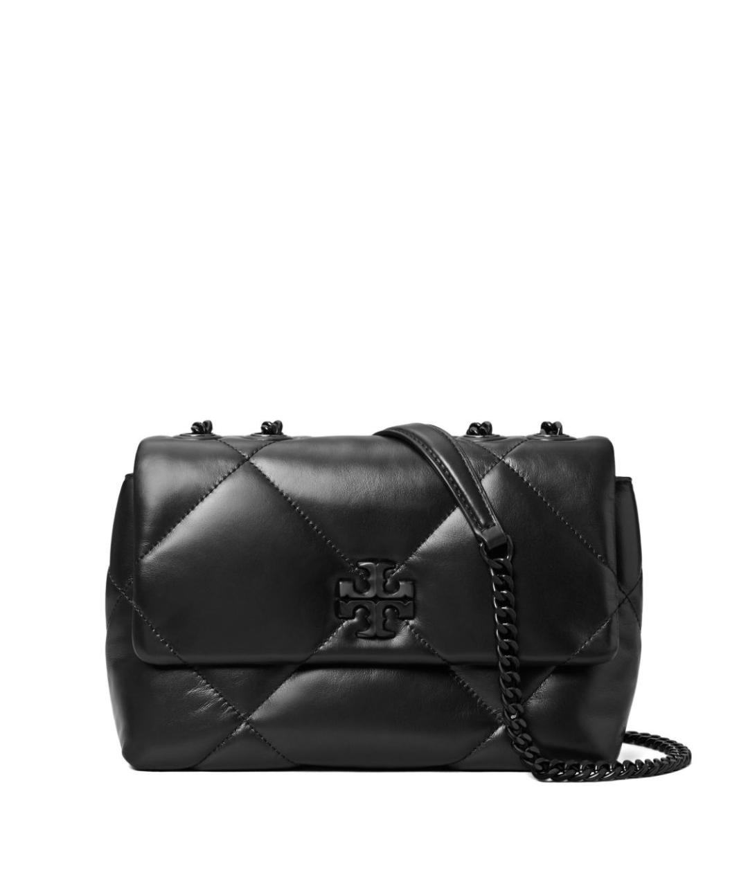 TORY BURCH Черная кожаная сумка через плечо, фото 1