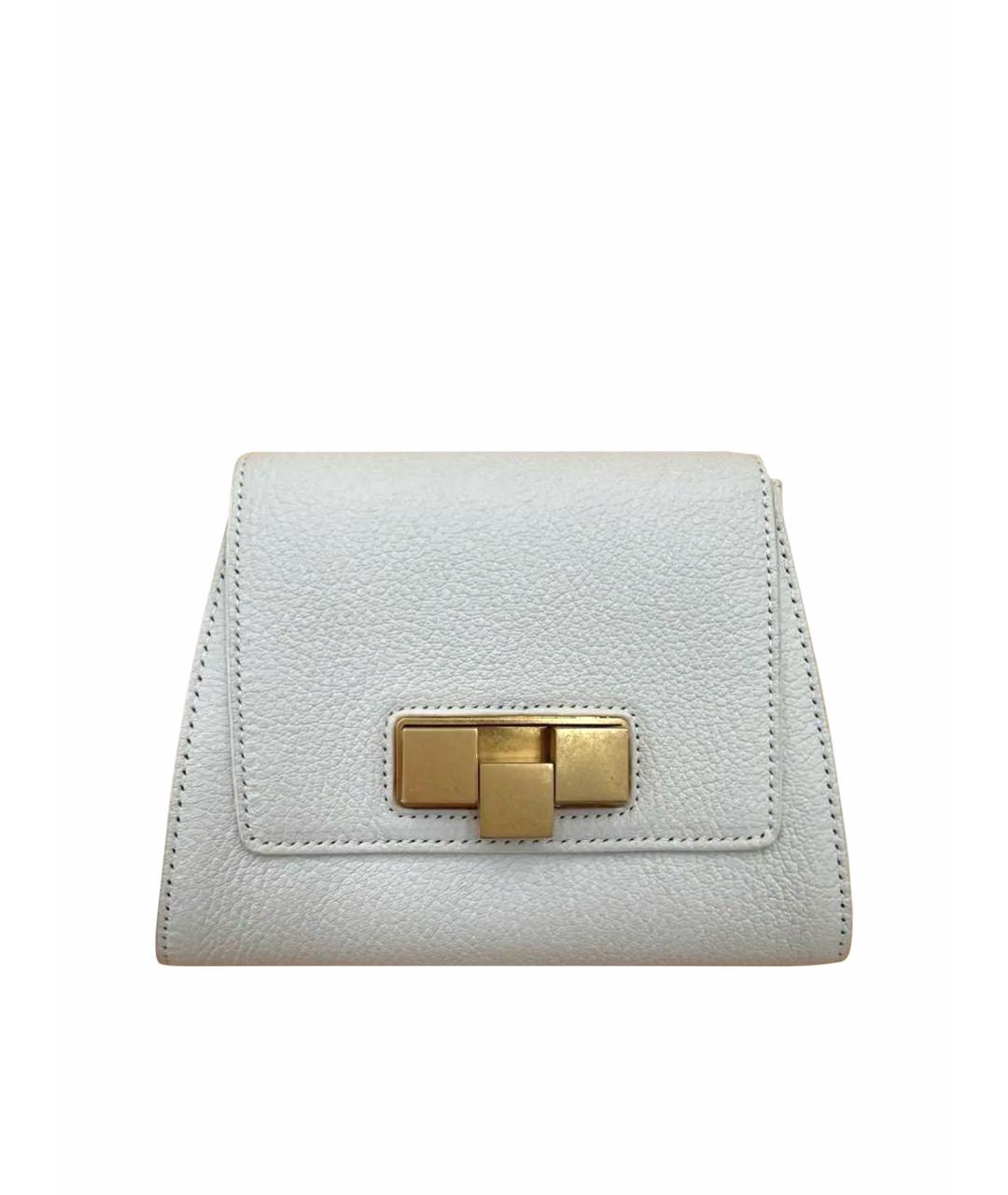 BOTTEGA VENETA Бежевая кожаная поясная сумка, фото 1