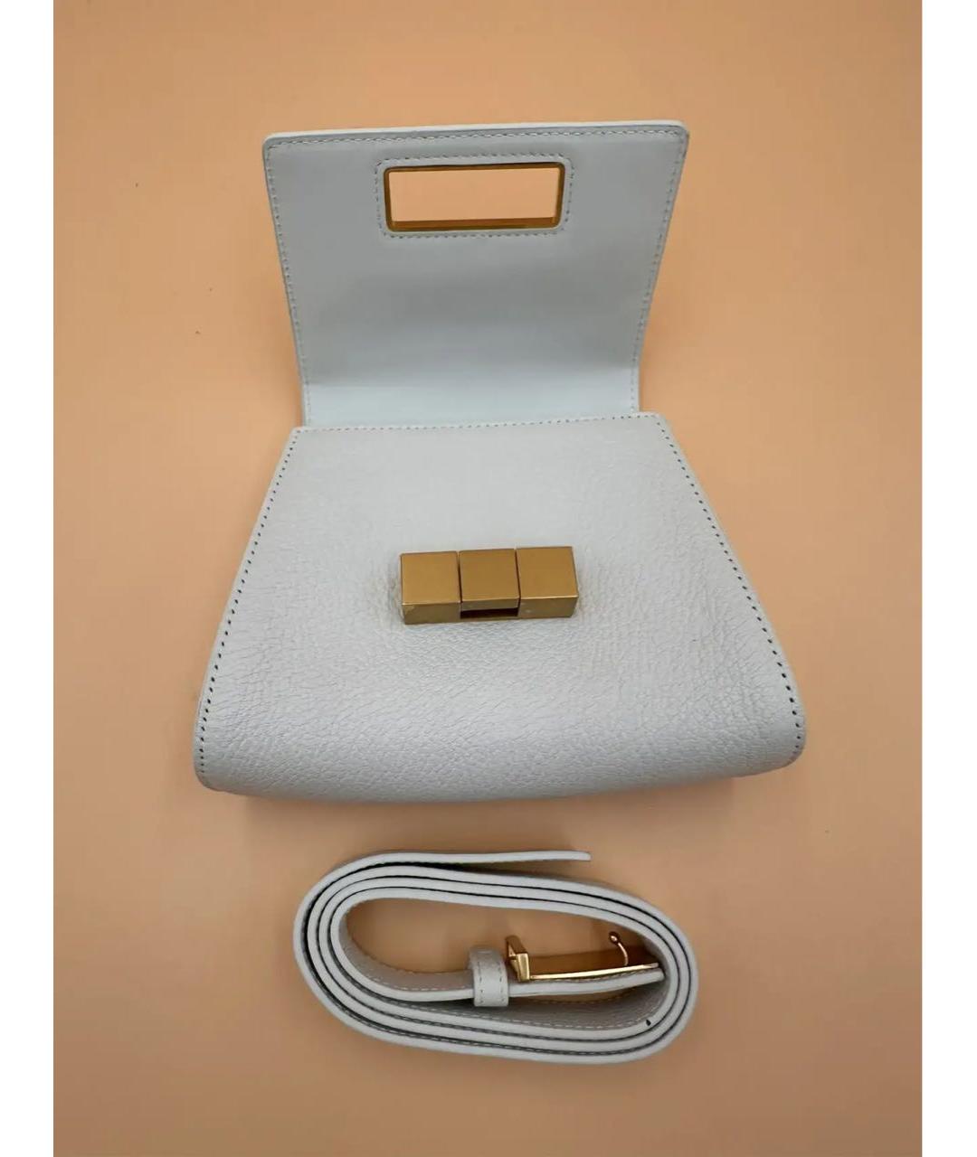 BOTTEGA VENETA Бежевая кожаная поясная сумка, фото 5