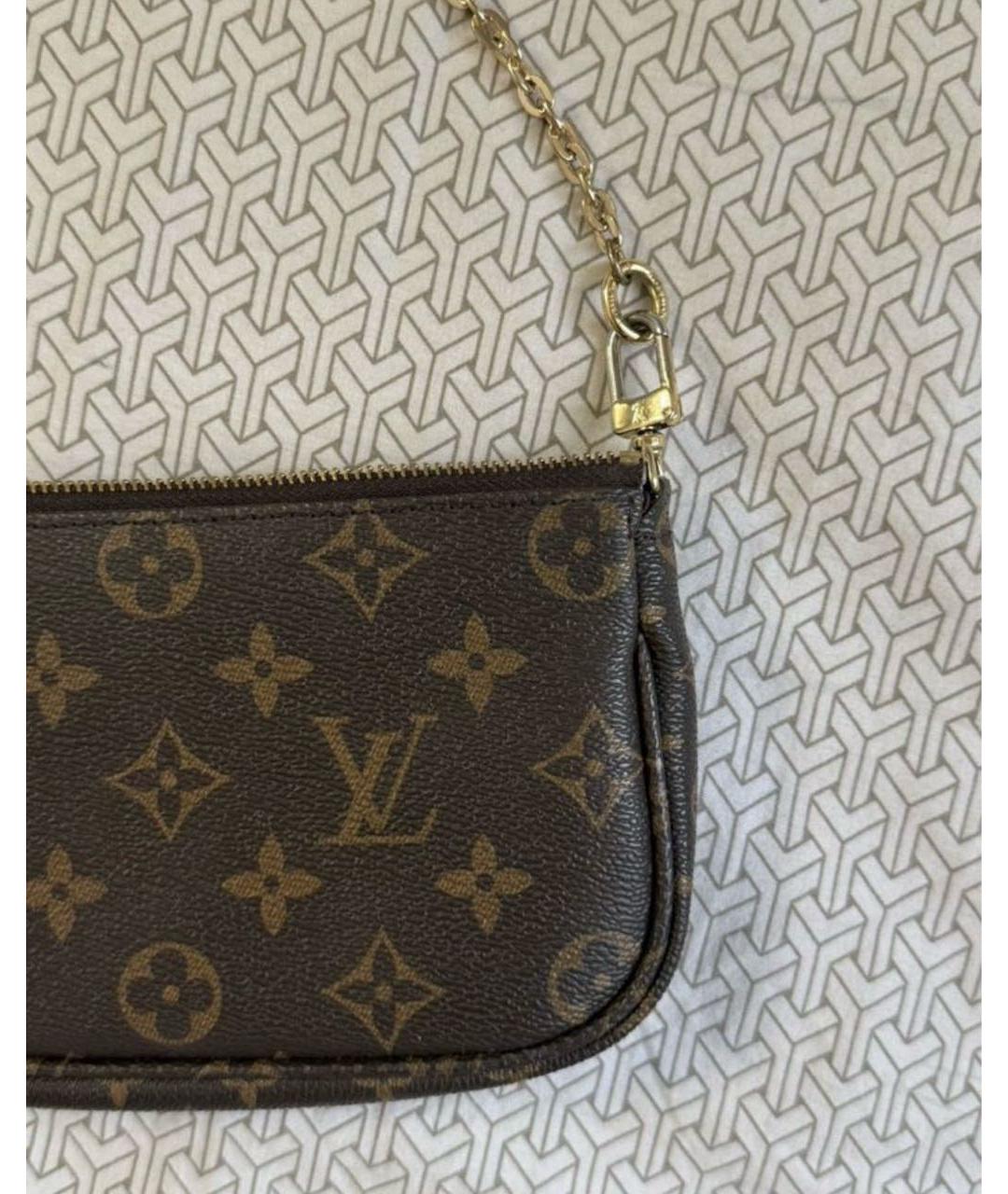 LOUIS VUITTON Коричневая сумка через плечо, фото 4