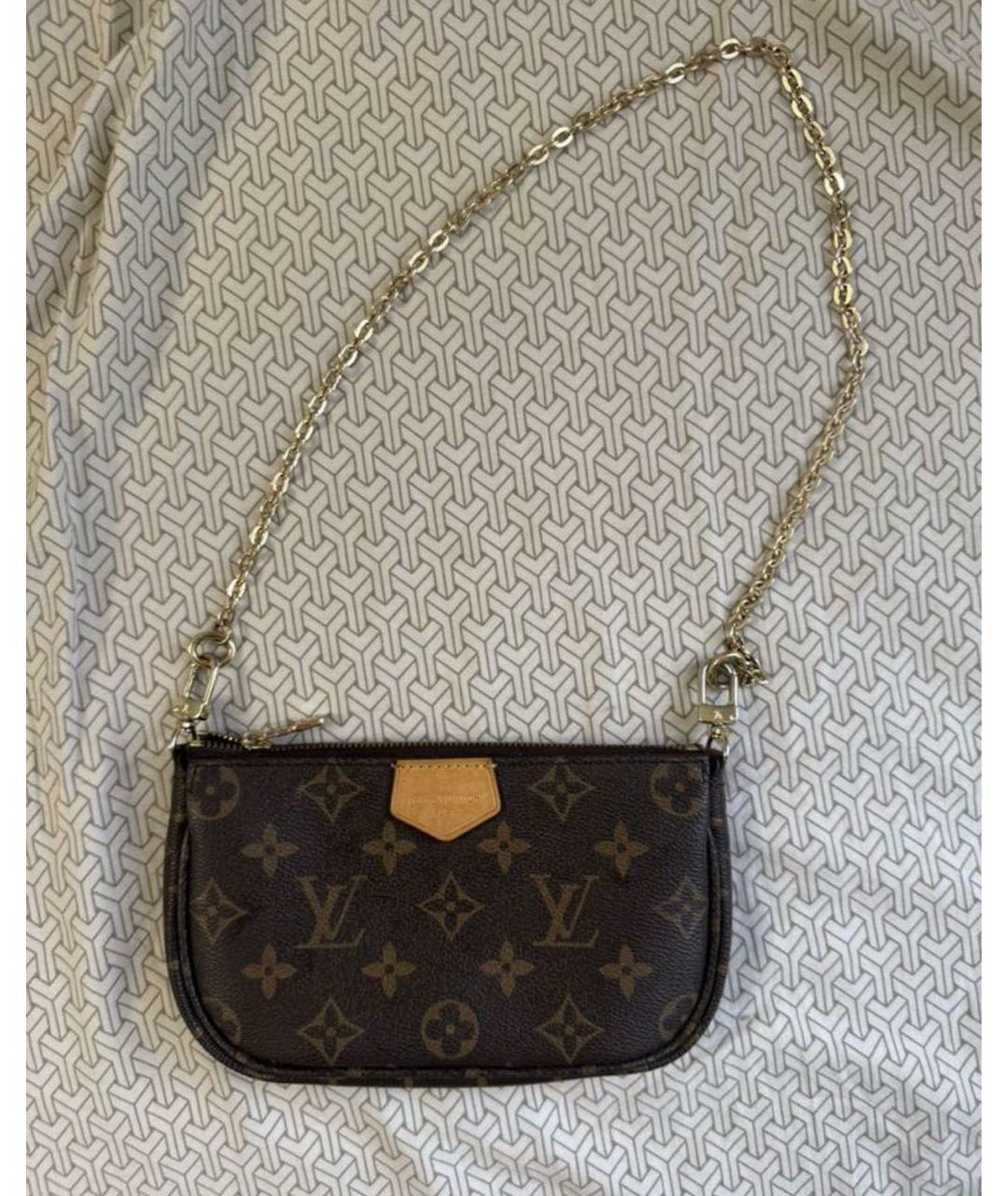 LOUIS VUITTON Коричневая сумка через плечо, фото 8