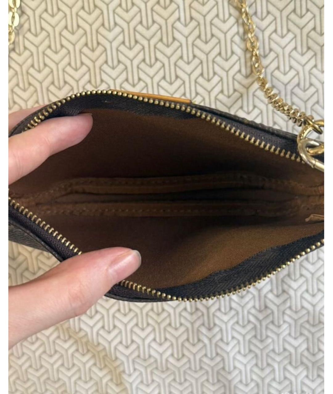 LOUIS VUITTON Коричневая сумка через плечо, фото 5