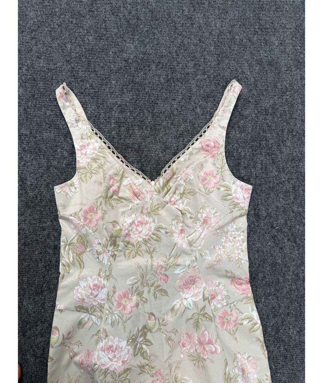 DOLCE&GABBANA Мульти вискозное повседневное платье, фото 4