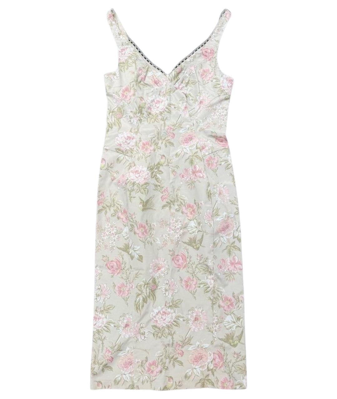 DOLCE&GABBANA Мульти вискозное повседневное платье, фото 1