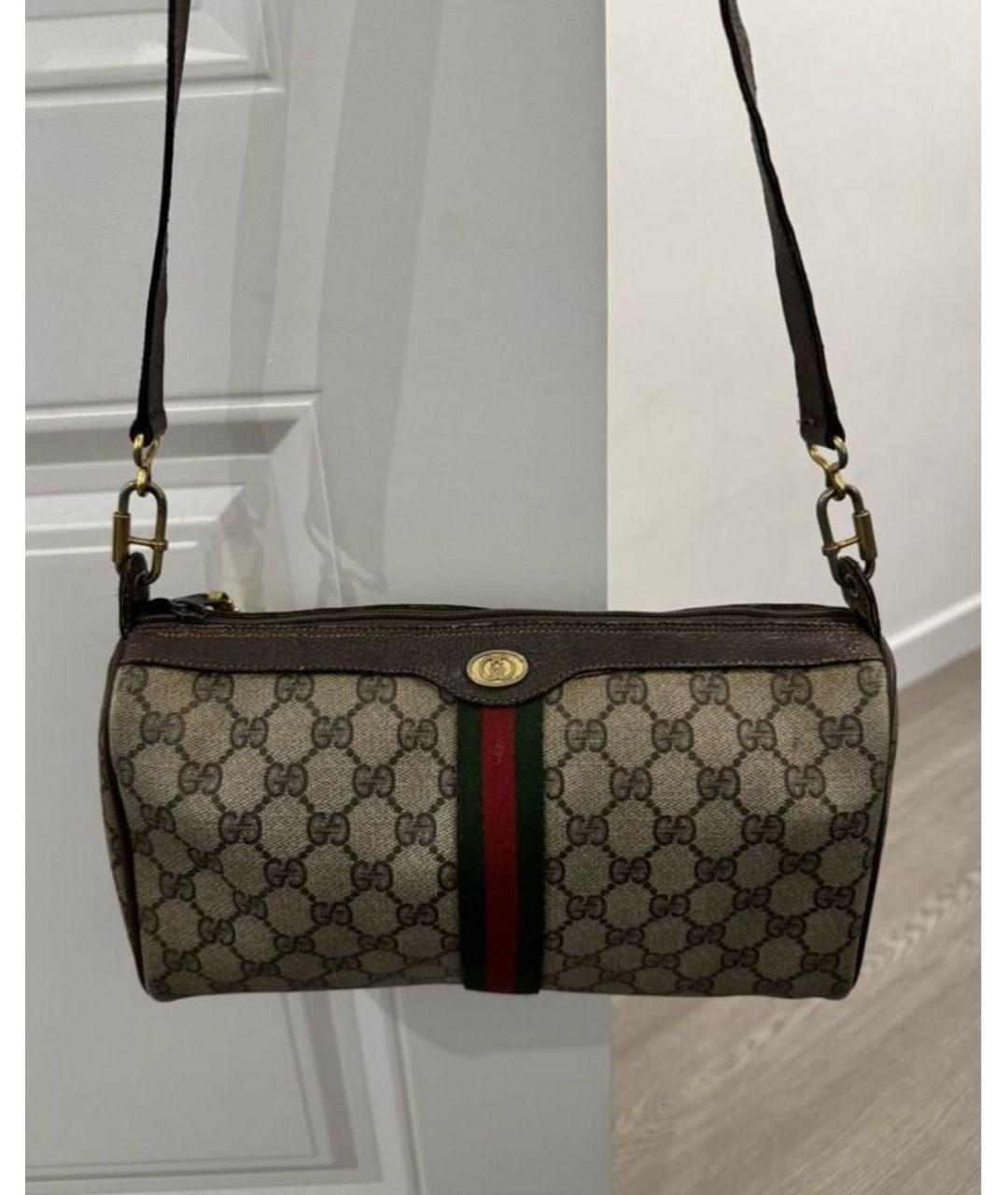 GUCCI Коричневая сумка через плечо, фото 6