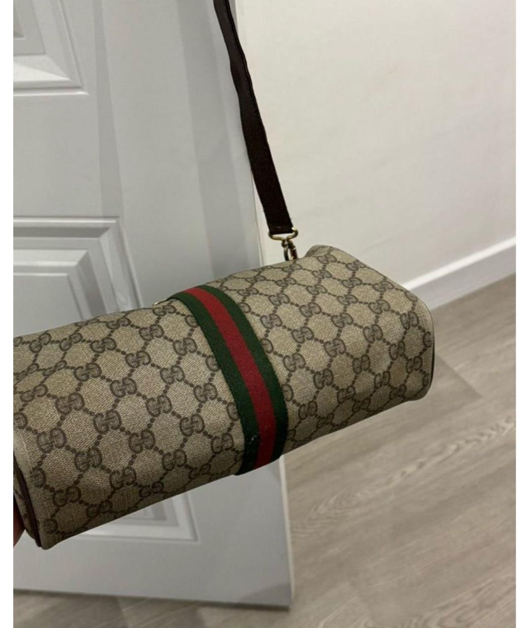 GUCCI Коричневая сумка через плечо, фото 5