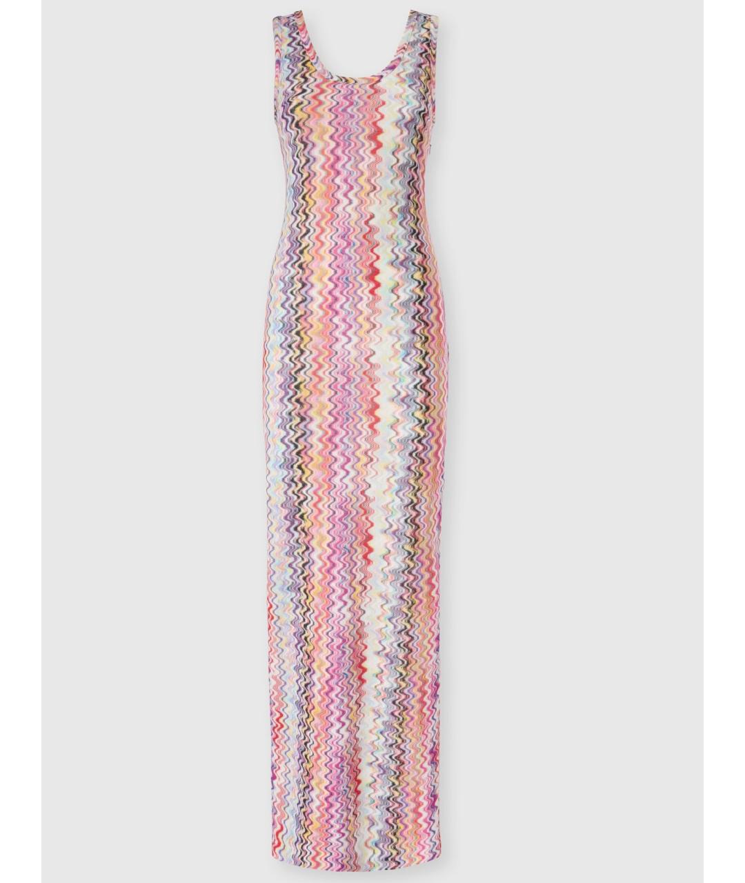 MISSONI Розовое хлопковое коктейльное платье, фото 4